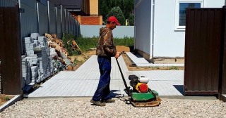 Устройство въезда на участок Отрадный, цена от 49980 руб.